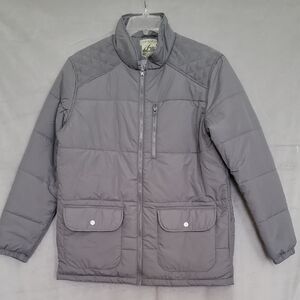 Stone Mountain Men's Gray Quilted Jacket, Size M